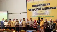 Fraksi Partai Golkar MPR RI  mengadakan sidang kebangsaan dengan tema 'Membangun Pemilu yang Damai, Bersih, dan Bermanfaat'.