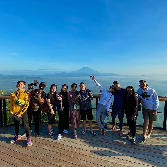 Potret Keseruan Liburan Keluarga Ashanty di Magelang. (Sumber: Instagram/ashanty_ash)