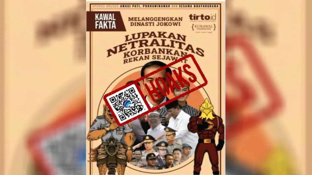 Hoaks Buku Elektronik Soal Dinasti Politik Keluarga Presiden Jokowi