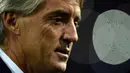 1. Roberto Mancini, Football Italia melaporkan jika mantan pelatih Inter Milan ini tertarik menggantikan posisi manajer Arsenal, Arsene Wenger. Bahkan mantan striker Sampdoria ini sudah menolak tawaran melatih klub China. (AFP/Filippo Monteforte)