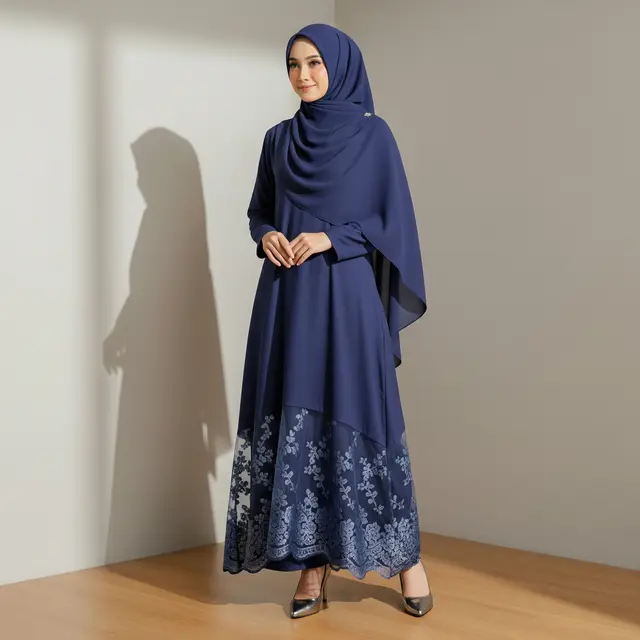 Gamis Terbaru 2025: Simple, Elegan, dan Kombinasi Brokat