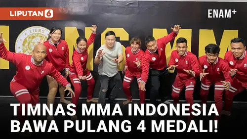 VIDEO: Timnas MMA Indonesia Raih 4 Medali di Asian MMA Championship 2023