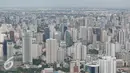 Penampakan kota Bangkok dilihat dari Baiyoke Tower,  bangunan tertinggi di Thailand. Menjulang hingga 309 meter. Foto diambil pada 13 Agustus 2015. (Liputan6.com/Herman Zakharia)