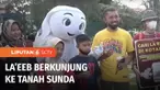 Sehari jelang kick off Piala Dunia Qatar, maskot Piala Dunia La'eeb keliling Kota Bogor, Jawa Barat. Kehadiran La'eeb disambut antusias warga.