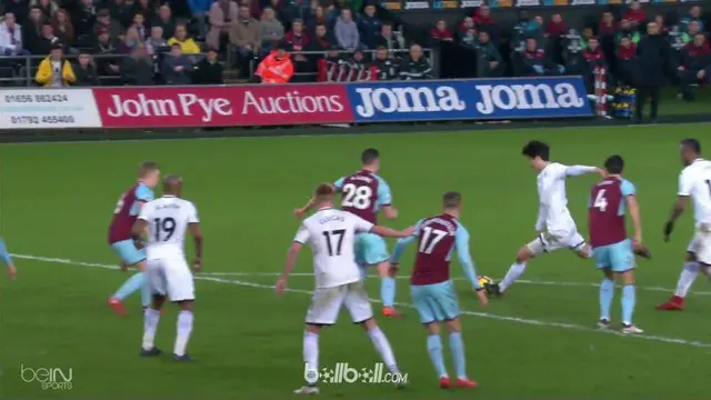 Swansea 1-0 Burnley | Liga Inggris | Highlight Pertandingan