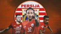 Persija Jakarta - Marc Klok, Rohit Chand, Ramdani Lestaluhu (Bola.com/Adreanus Titus)