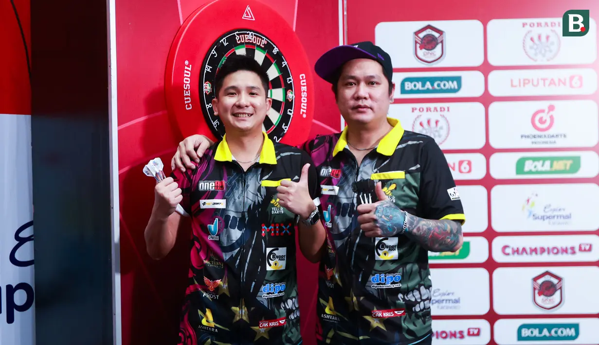 Dalam laga final yang digelar di East Dome, Supermal Karawaci, Tangerang, Tirta Suparjo mengalahkan William Lee dengan skor cukup meyakinkan 5-2. (Bola.com/M Iqbal Ichsan)