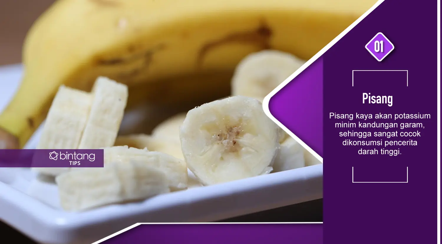 Makanan yang bisa bantu atasi darah tinggi. (Foto: Adrian Putra, Digital Imaging: M. Iqbal Nurfajri/Bintang.com)