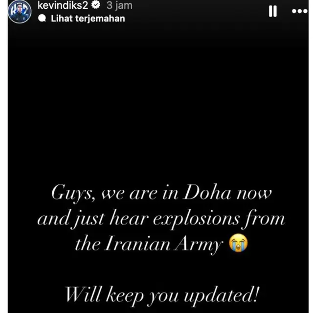 Pemain Timnas Indonesia Kevin Diks Ungkap Tertahan di Bandara Qatar Dampak Perang Iran Israel