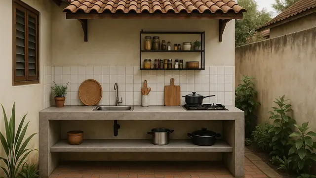 7 Model Dapur Kotor Belakang Rumah Sederhana tapi Cantik, Praktis untuk Masak Sehari-hari