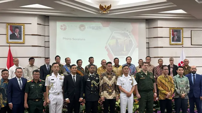 Forum Bisnis Industri Strategis Berbasis Riset dan Inovasi di Kawasan Puspiptek, Serpong, Senin (21/4/2025). (Liputan6.com/Benedikta Miranti)