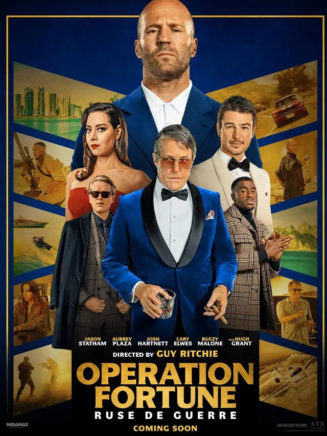 Poster film Operation Fortune: Ruse de Guerre. (Foto: Dok. Miramax/ STX Films)