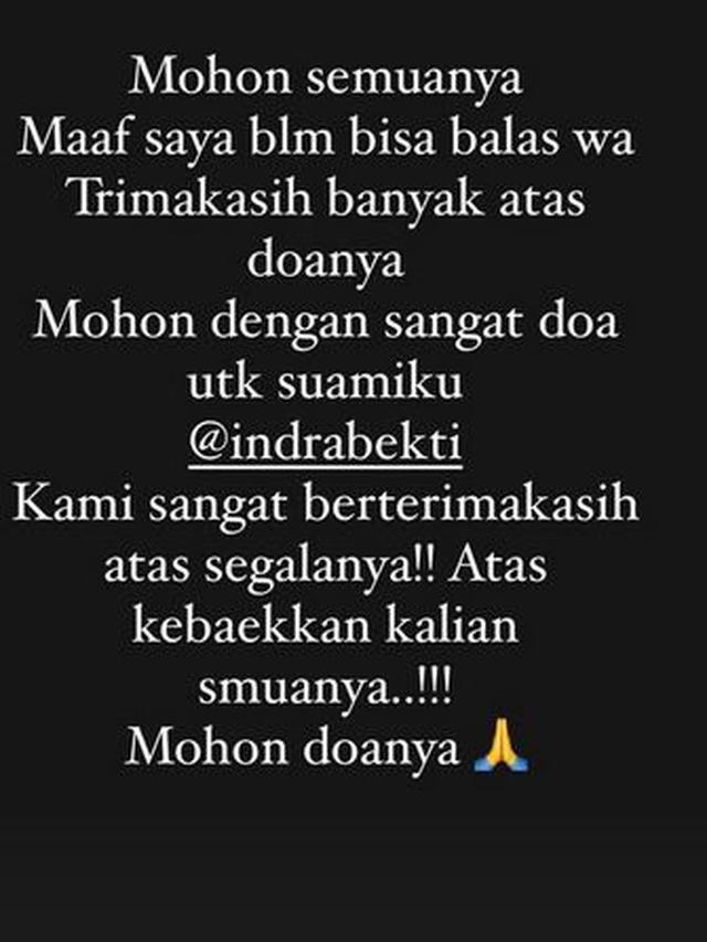 4 Postingan Aldila Jelita Istri Indra Bekti yang Berusaha Tegar, Banjir Dukungan