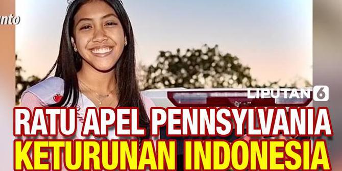 VIDEO: Remaja Diaspora Indonesia Terpilih Jadi Ratu Apel Pennsylvania