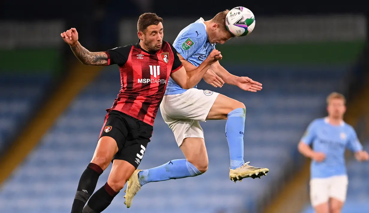 Penampilan yang konsisten dan apik membuat mata Pep tertuju padanya. Ia pernah mencetak hattrick dalam keberhasilan City U-23 membantai Southampton U- 23. (AFP/Laurence Griffiths)