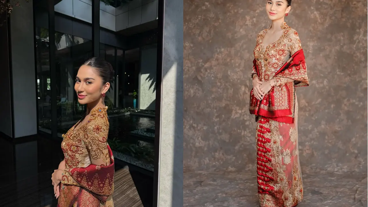 6 Momen Kebaya Azizah Salsha yang Memikat, Elegan dalam Balutan Kain Tradisi