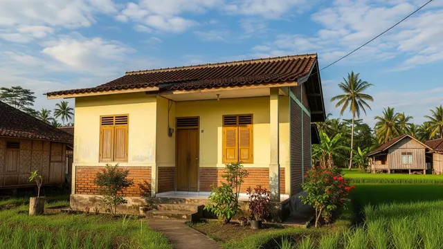 Warna Cat Rumah Tembok Bata Merah agar Tidak Menyerap Panas/Gemini AI