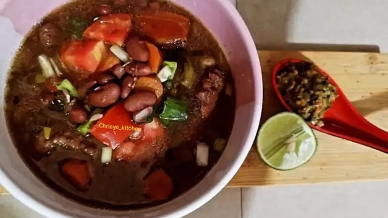 Resep sup kacang merah. (dok. Cookpad @Chrisye_kitchen)