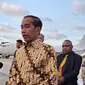 Presiden Joko Widodo atau Jokowi angkat bicara soal putra bungsunya, Kaesang Pangarep dapat maju pada pemilihan kepala daerah (Pilkada) Serentak 2024. (Lizsa Egeham).