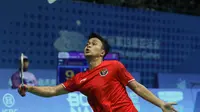 Anthony Sinisuka Ginting salah satu wakil Indonesia yang lolos ke perempat final ajang Asian Games 2022 Hangzhou. (Dokumentasi PBSI)