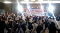 Suasana debat publik Pilkada Kota Malang pada Sabtu 7 April 2018 (Liputan6.com/Zainul Arifin)