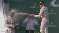 Rosberg Juarai GP Australia, Rio Haryanto Gagal Finis