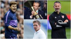 Serangkaian hasil buruk yang dialami Manchester United, membuat sang pelatih, Ole Gunnar Solskjaer kian terdesak dan bisa saja didepak. Berikut ini tujuh pelatih yang layak menggantikan posisi Solskjaer. (Foto Kolase AP dan AFP)