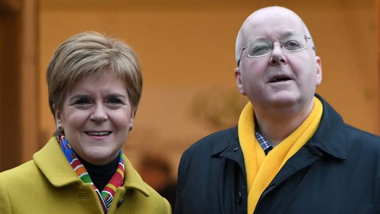 Mantan Menteri Pertama Skotlandia Nicola Sturgeon dan suaminya Peter Murrell. (Dok. AFP)