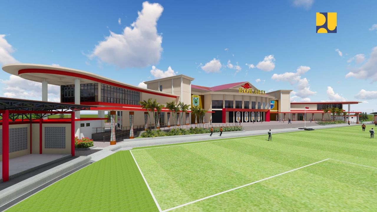 Lapangan Borarsi akan menjadi pusat upacara pembukaan event-event skala nasional maupun internasional di Papua Barat