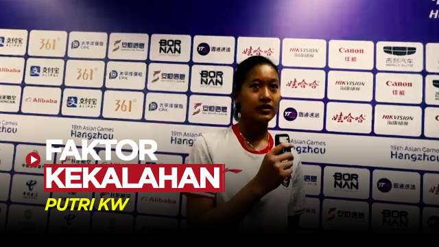 Berita Video, Putri Kusuma Wardani ungkap salah satu faktor kekalahan di Asian Games 2022 pada Jumat (29/9/2023)