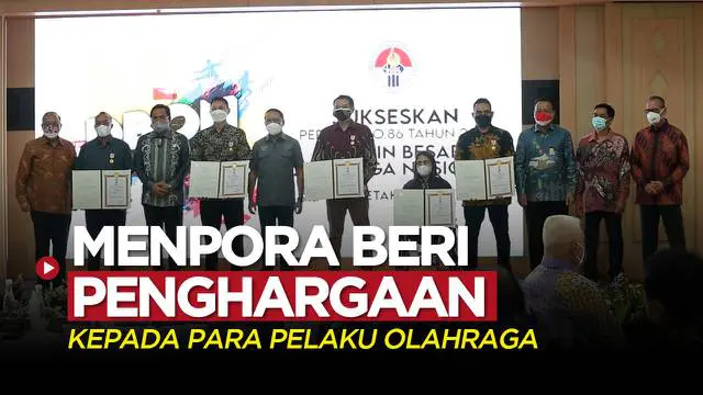 VIDEO: Menpora Beri Penghargaan dan Apresiasi Bonus kepada Pelaku Olahraga Berprestasi