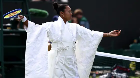 Naomi Osaka Buka Aksi di Wimbledon dengan Gaun Hasil Daur Ulang Kimono