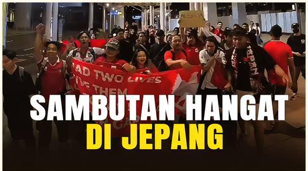 Timnas Indonesia sudah tiba di Jepang untuk melakoni laga terakhir di Grup C Kualifikasi Piala Dunia 2026 Zona Asia. Kehadiran Skuad Garuda, disambut meriah oleh sekelompok suporter Timnas yang menamakan diri mereka Garuda Jepang.