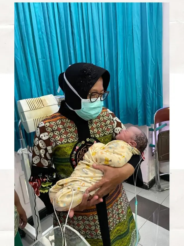 5 Momen Tri Rismaharini Sambut Cucu Kedua, Banjir Ucapan Selamat dan Doa