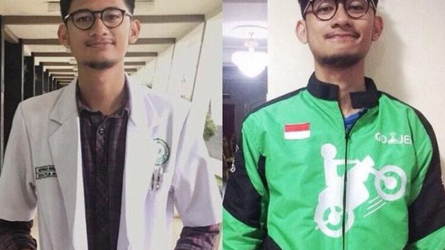 Manisnya Nabhan Cody Dokter Muda Yang Merangkap Jadi Driver Ojek Online Citizen6 Liputan6 Com
