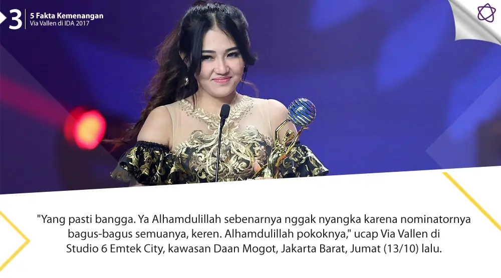 5 Fakta Kemenangan Via Vallen di IDA 2017. (Foto: Bambang E. Ros/Bintang.com, Desain: Nurman Abdul Hakim/Bintang.com)