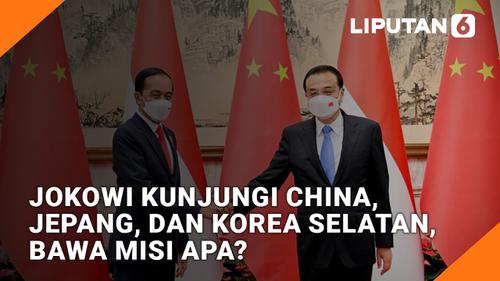 VIDEO: Jokowi Kunjungi China, Jepang, dan Korea Selatan, Bawa Misi Apa?