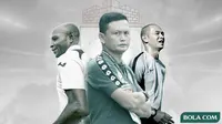 PSSI Primavera di PSM: Alexander Pulalo, Yeyen Tumena dan Kurniawan Dwi Yulianto. (Bola.com/Dody Iryawan)