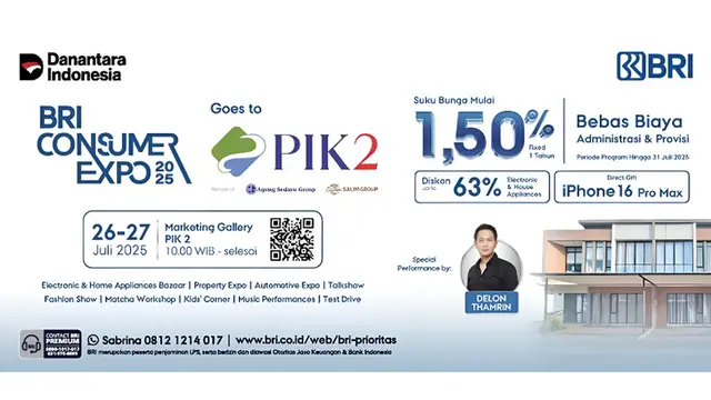 Wujudkan Rumah Impian dengan Mudah di BRI Consumer Expo 2025 Goes To PIK 2