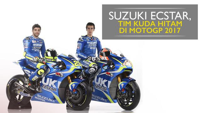 Berita video motion grafis tentang profil tim Suzuki Ecstar pada MotoGP 2017.