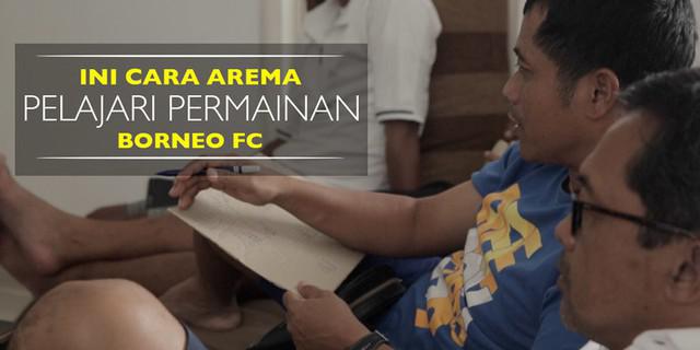 Cara Unik Arema Menganalisis Taktik Borneo FC