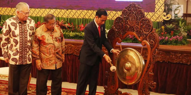Presiden Jokowi Buka Raker Kemendag 2018 di Istana Negara