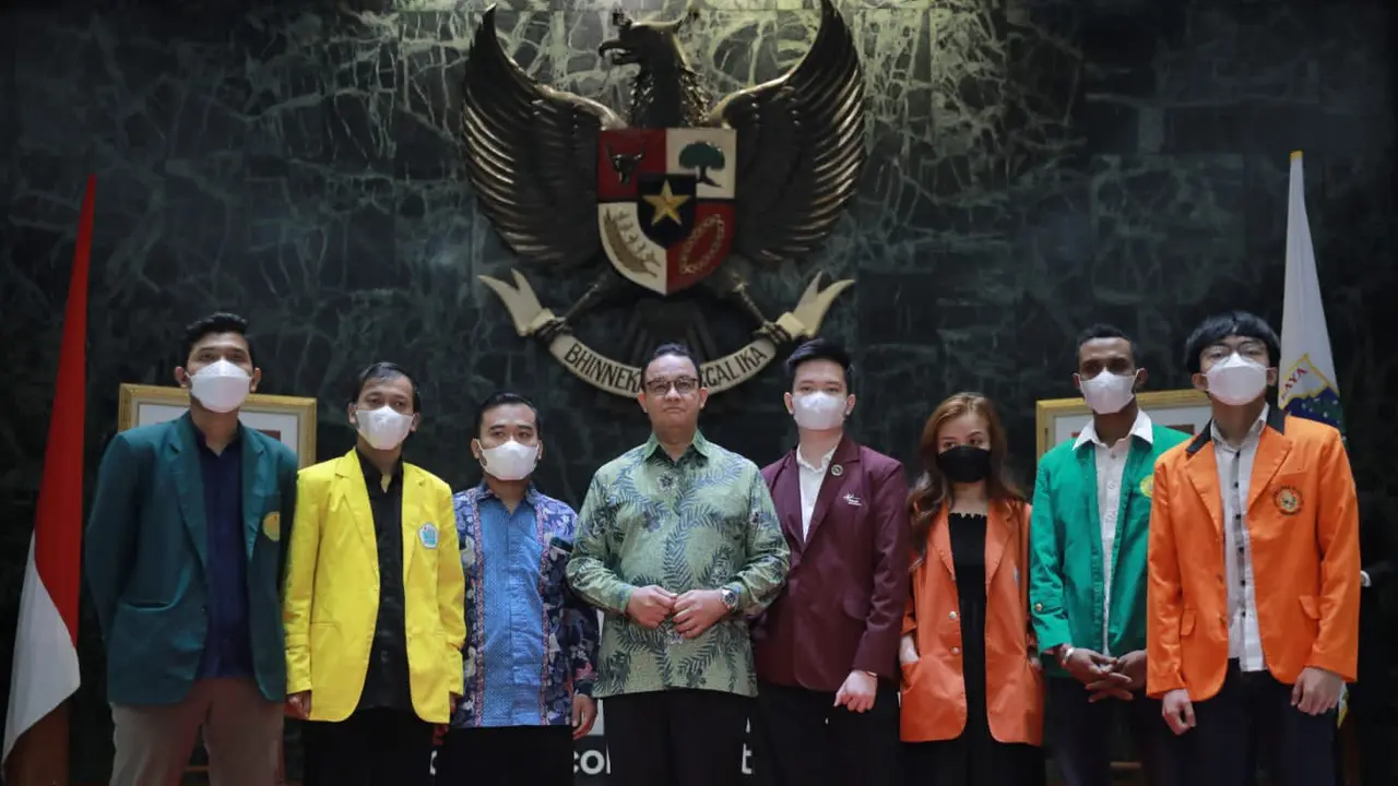 Gubernur DKI Jakarta Anies Baswedan Bersama Para Ketua BEM universitas se-DKI Jakarta