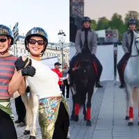 Melihat gaya Kendall Jenner dan Gigi Hadid tampil di Vogue World 2024 (@voguemagazine)
