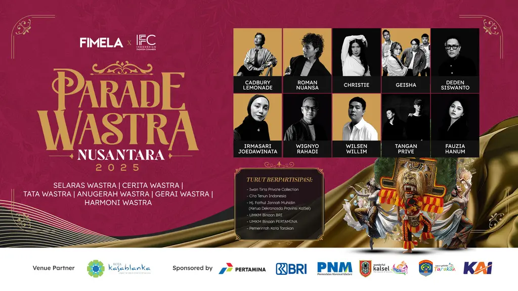Rundown lengkap Parade Wastra Nusantara 2025./copyright istimewa