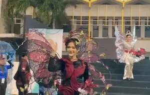 Bella Bonita Tetap Tampil di JFC 2026 Meski Diguyur Hujan, Aksinya Jadi Sorotan