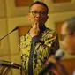 Dirjen Pajak Ken Dwijugiasteadi menggelar dialog perpajakan bersama para pemuka agama di Jakarta, Rabu (22/2). Ada sekitar 150 peserta dari perwakilan pemuka agama Hindu, Budha dan Khonghucu yang ikut dalam dialog tersebut. (Liputan6.com/Angga Yuniar)