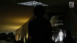 Penampakan hologram dalam rangka Monas Week 2019 terpampang di Auditorium Monumen Nasional (Monas), Jakarta, Senin (22/7/2019). Acara ini merupakan pameran teknologi fotografi yang merekam cahaya tersebar dari suatu objek dan kemudian disajikan dalam bentuk 3 dimensi. (Liputan6.com/JohanTallo)