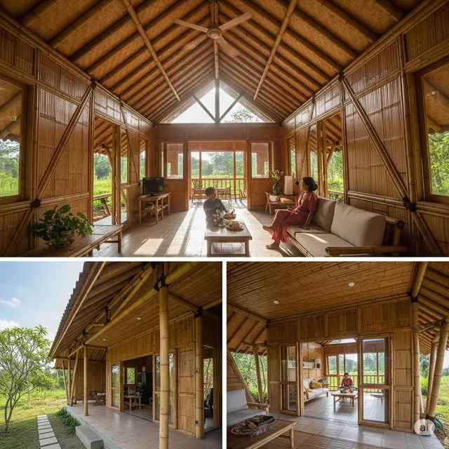 Rumah Modular Bambu