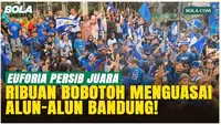 Lautan Bobotoh Mulai Kuasai Alun-Alun Bandung, Rayakan Persib Juara BRI Super League 2025/2026!